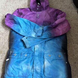 Ronin blue snowboarding coat